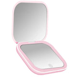 Miroir de maquillage compact à LED