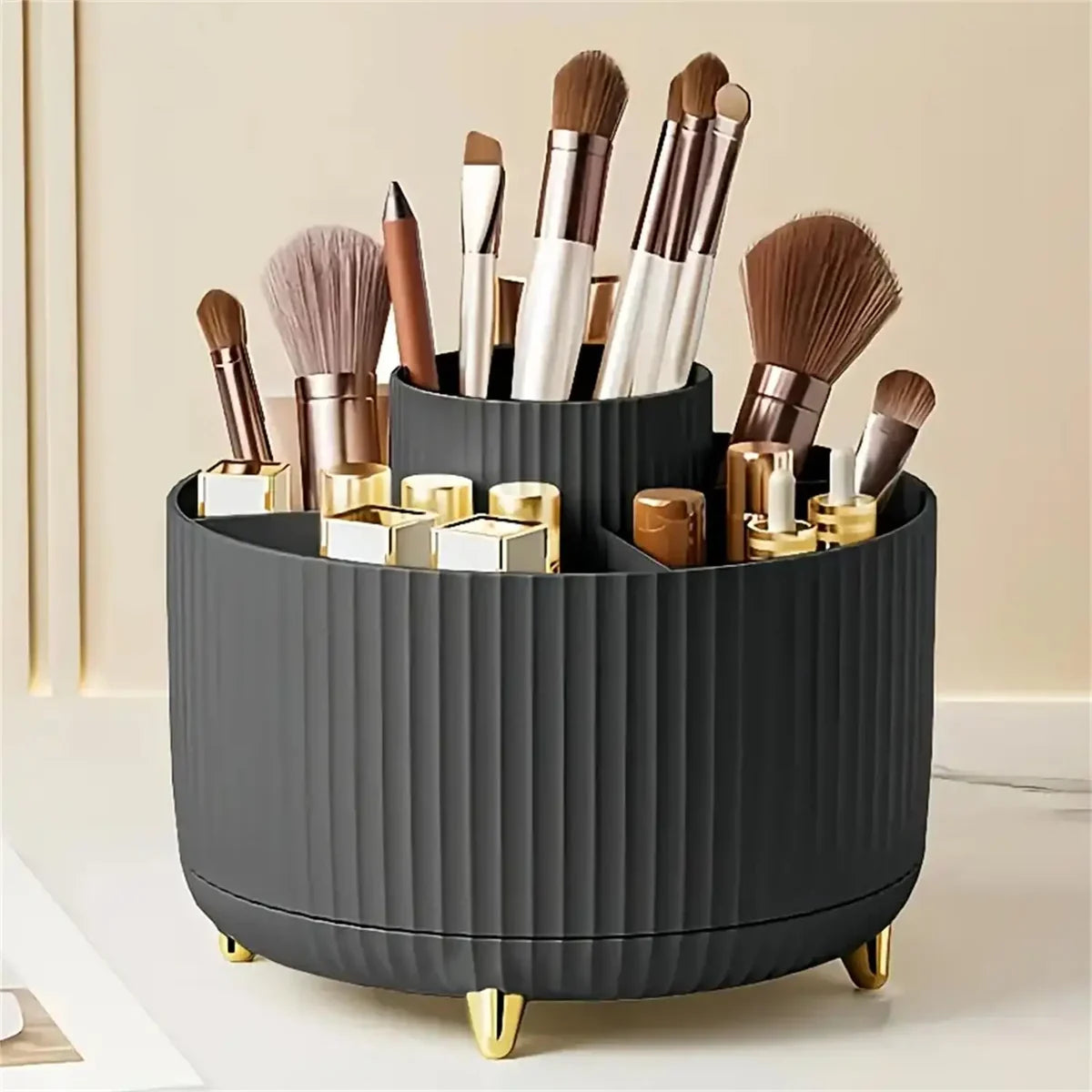 organisateur de maquillage rotatif