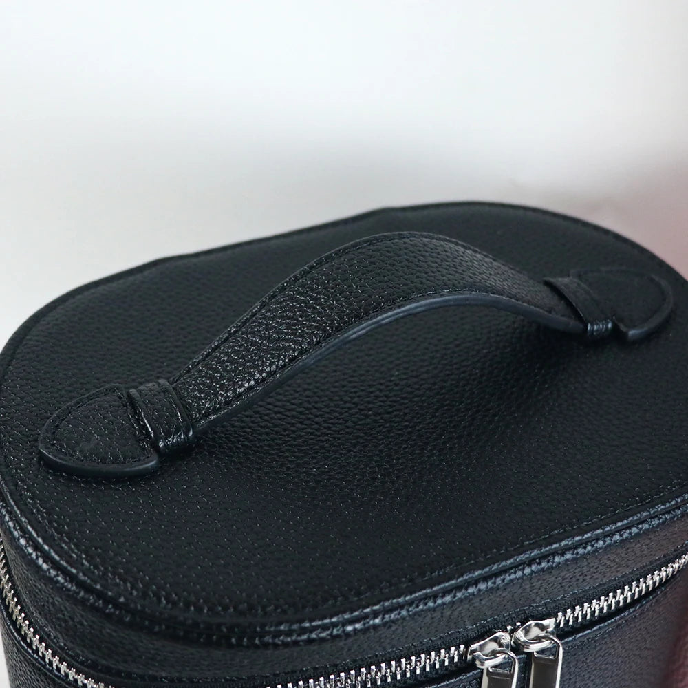 Trousse de Maquillage Personnalisable en Cuir PU