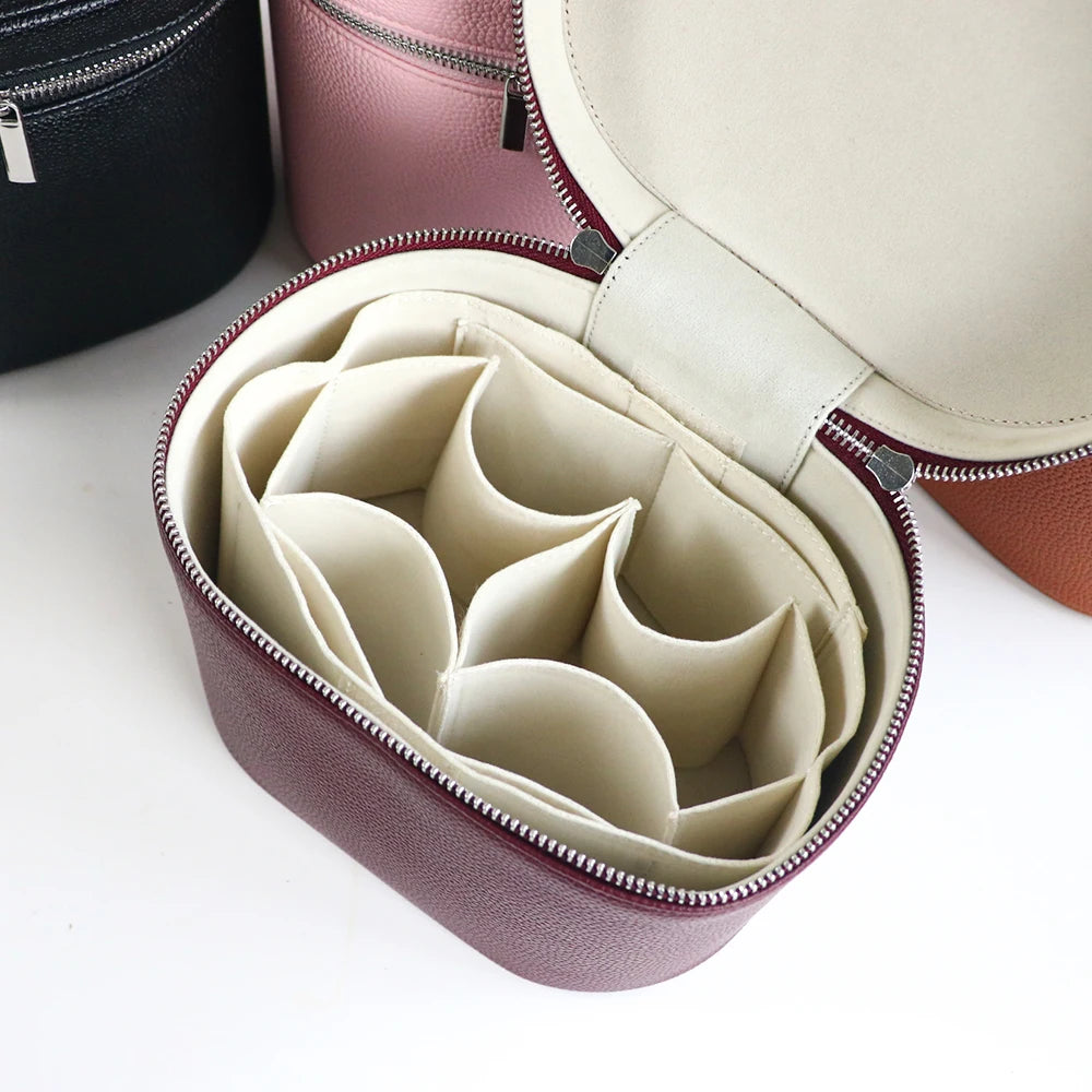 Trousse de Maquillage Personnalisable en Cuir PU